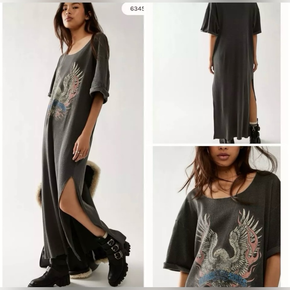 NWOT size Small Free People X Vintage Souls Eagle Maxi top dress